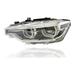 Headlight Assembly - Compatible/Replacement for 16-18 BMW 3-Series/Hybrid 328d/330i/340i Sedan/Wagon - LED With Adaptive Light System - Left Hand - Driver - 63117419621 Fits select: 2016-2018 BMW M3