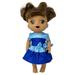 Doll Clothes Superstore Two Tone Blue Dress Fits 12 Inch Baby Alive And Little Baby Dolls