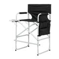 EasingRoom Camping Director Chair Oversize Seat with Side Table and Side Pockets