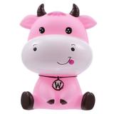 1pc Ox Shape Piggy Bank Desktop Cow Adornment Cartoon Saving Pot Ornament