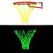 Clearance Sale!Light Up Basketball Net Heavy Duty Basketball Nets Replacement Shooting Trainning Glowing Light Luminous Basketball Net Yellow