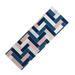 Society6 Midnight Blue Chevron Pattern 24 x70 Yoga Mat Society6