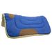 Pony Canvas Contour Cut Western Saddle Pads by Tahoe Tack - Size 23 X 23 Royal Blue