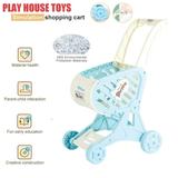 Zacharyer Toddler Shopping Cart Play House Toys Kids Simulation Supermarket Cart Baby Toys