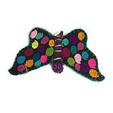 Twoolies - Stuffed Colorful Wool Animal - Butterfly - Large - 8 Tall