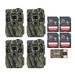 Browning Defender Pro Scout MAX Trail Camera with Memory Card (4-Pack) Bundle