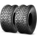 EliteZ 2 Pcs 15x6.00-6 4PR QD106 Front Lawn Mower Tire for Garden Tractor Riding Mover