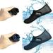 Quick Drying Water Shoes for Beach or Water Sports Lightweight Anti-skiding Walking Shoes for Women and Men Navy Blue