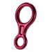 Lixada 35KN Rescue Figure 8 Descender Outdoor O-ring Hook Rappel Device for Rappelling Belaying Rock Climbing