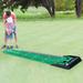 Golf Putting mat Game Practice Golf Gifts for Home Office Backyard Indoor Golf and Outdoor Use Crystal Velvet Mat and Solid Wood Base