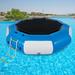 VEVOR 13ft Inflatable Water Bouncer Water Trampoline Splash Padded Inflatable Bouncer Bounce Swim Platform for Water Sports