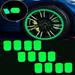 3/12Pcs Universal Fluorescent Car Tire Valve Caps Luminous Tire Valve Stem Caps Glow in The Dark Tire Valve Caps Universal Tire Valve Stem Covers Accessories for Car Truck SUV Motorcycles Bike