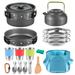 TOMSHOO Kitchen ware Pan Set And Pan Set Cookware Mess Kit Pot And Pan 22pcs Kit Pot And Adben Huiop Siuke Papapi Qisuo