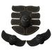 KUNyu Abdominal Belt Wireless Ergonomic Faux Leather EMS Unisex Fitness Training Gear for Abdomen