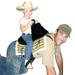 78CE Cashel Daddle Child Western Adjustable Stirrups Horse Toy Soft Saddle Black