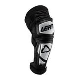 Leatt EXT White Black Knee & Shin Guard Armor size Small-Medium