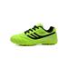 Woobling Children Lightweight Lace Up Sport Sneakers Ground Non Slip Round Toe Outdoor Fold-resistant Short Nails Soccer Cleats Green Broken 9