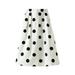 HSMQHJWE Pencil Skirt Tennis Skirt For Women Women Fashion Skirt High Waisted A Line Mid Length Polka Dot Contrast Color Swing Skirt With Pockets Summer Pleated Skirt Womens Skirts Size Small