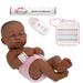 La Newborn 15 All-Vinyl Life-like First Day Baby Doll Anatomically Correct African American