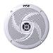 Pyle 8â€� Marine Vehicle Speakers - Dual 2-Way 320W 4 Ohm Low Profile Waterproof Car Component Speaker System 8 Oz Magnet Voice Coil For Custom Audio Boat Truck Watercraft Mobile Off-Road (White)