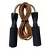 GoFit Athletic Training Jump Rope - Leather Fitness Jump Rope