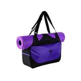 Multi-function Yoga Bags Gym Mat Bags Waterproof Yoga Pilate Mat Case Carriers Multi-function Light Durable Portable Oxford Cloth Waterproof Zipper Design Adjustable Shoulder Yoga Bag Yoga Purple