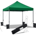 Yaheetech Outdoor 10x10ft Pop-up Canopy Tent Dark Green