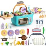 Kitchen Cooking Toys With Light And Sound House Play Playset Toy for Children 3-6 Year Old