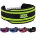 MRX Weightlifting Dip Belt Bodybuilding Training Fitness Gym Workout Lifting With Metal Chain Green