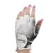 PowerBilt Ladies Countess Half Mesh Golf Gloves (3-pack) Fits On LeftHand Medium - Fits on Left-hand