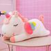 Large Unicorn Stuffed Animal Plush Toys Cute Soft Unicorn Pillow Gift Plush Pillow Plush Stuffed Toy Gift with Rainbow Corner Wings Plush Home Decorations