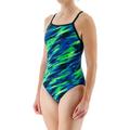 TYR Women s Vitric Diamondfit Swim Suit - Blue/Green Size 32