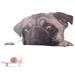 Funny Cute Pet Pug Dog Snail 3D Car Window Decals Home Wall Sticker