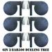 Magnum Target 6 x 3/8 AR500 Steel Shooting Range Targets Dueling Trees Metal Paddles w/ Tubes - DTS66AR500T