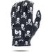 Bender Gloves Mesh Golf Gloves for Men Cabretta Leather Worn on Left Hand (Skull & Crossbones Small)