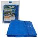 24 ft X 18 ft Waterproof Multi Purpose Blue Tarp Poly Cover for Roof Car