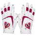 2x Durable Kids Golf Gloves Leather Left Right Handed Non-Slip Professional L