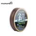 Yesfashion ANGRYFISH Diominate PE Line 4 Strands Braided 100m/109yds Super Strong Fishing Line 10LB-80LB Brown