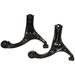 AutoShack Front Lower Control Arms Set of 2 Driver and Passenger Side Replacement for 2006 2007 2008 2009 2010 2011 Hyundai Accent 2006-2011 Kia Rio 1.6L FWD