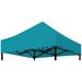 Eurmax Replacement Canopy Tent Top Cover for 5x5 Pop Up Canopy Instant Ez Canopy Top Cover ONLY (Teal)