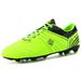 DREAM PAIRS Men Sports Athletic Light Outdoor Football Soccer Cleats Shoes 160859-M NEON/GREEN/BLACK Size 9.5