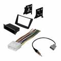 SINGLE/2DIN CAR STEREO DASH KIT W/ WIRE HARNESS COMPATIBLE WITH SUBARU VEHICLES