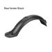 High quality Scooter Accessory Electric Skateboard Outdoor Tire Tyre Splash Front Fender Guard Rear Mudguard Repair Replacements Kit BLACK REAR FENDER