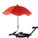 Chair Umbrella With Clamp Portable Golfs Carts Wheelchairs Universal Rainproof Stroller Accessories UPF 50+ Sunshade Umbrella