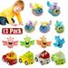 Amerteer 13 Pack Mini Cars and Small Planes Bulk Toys Pull Back Cars Treasure Box Toys for Classroom Party Favors Goodie Bags Fillers Birthday Christmas Gifts for Kids 3-5 Years Old