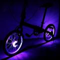 4 Pack Rechargeable Bike Wheel Lights Waterproof Bicycle Spoke Lights LED Cycling Hub Lights Colorful Bicycle Accessory Lights for Safety Riding Warning and Decoration