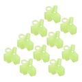 Uxcell Plastic Fishing Hook Bonnets Treble Hook Covers Fit for 9 10 Fluorescent Yellow 50 Pack