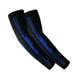 1Pair Men Women Cycling Running Bicycle UV Sun Protection Cuff Cover Sport Running Arm Warmers Men Cycling Protective Arm Sleeve Blue XL