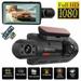 RONSHIN Car Dual-lens Dvr Driving Recorder Dash Cam Video Recorder Night Vision G Sensor 1080p Front Built-in Camera Car Electronics