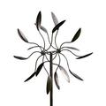 Evergreen Garden Twirler Powder-Coated Metal Kinetic Wind Spinner Sculpture